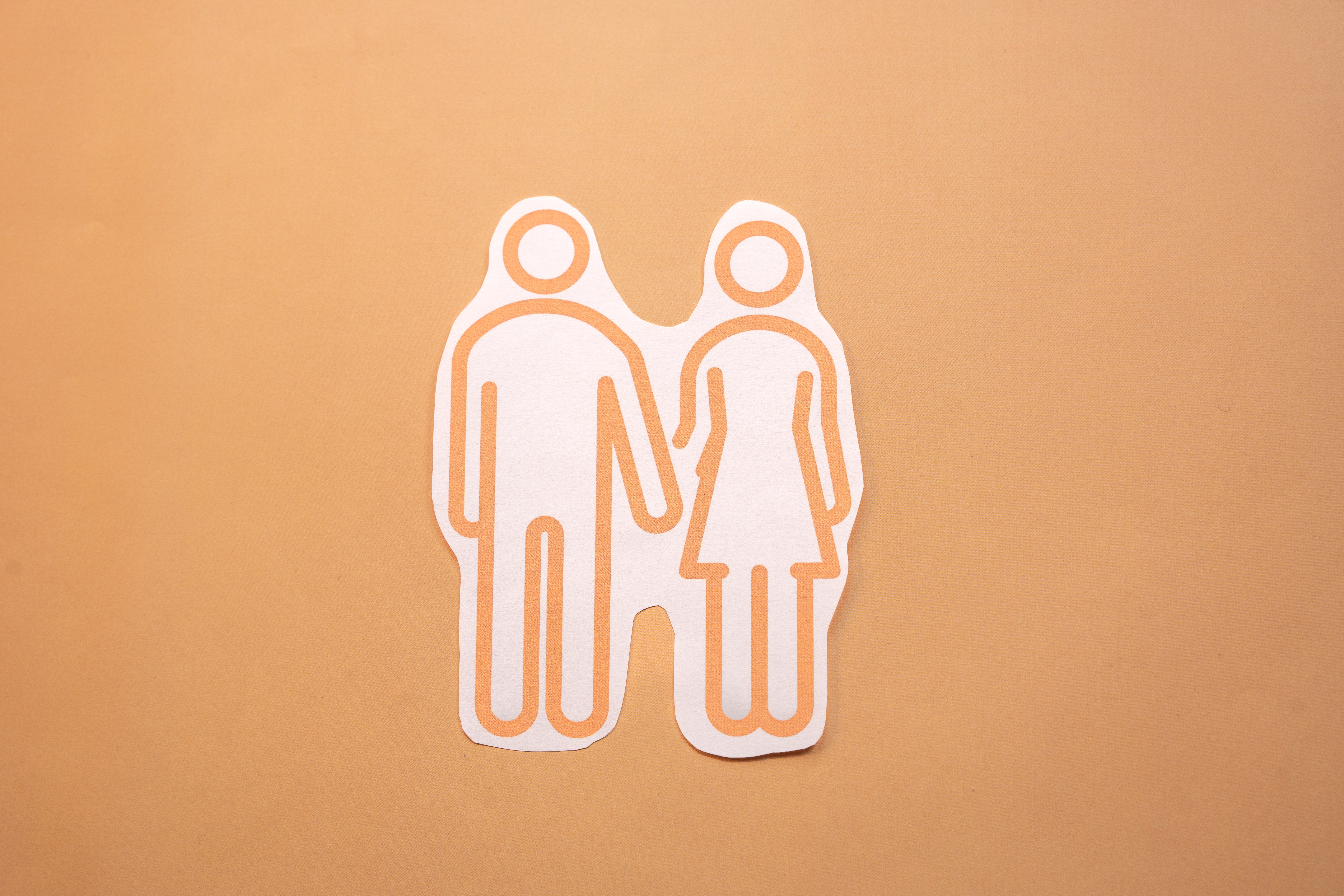 Ikon av heterofilt par, fertilitet