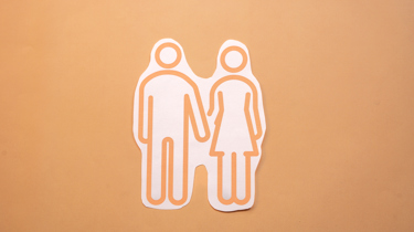 Ikon av heterofilt par, fertilitet