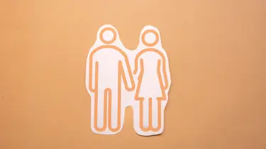 Ikon av heterofilt par, fertilitet