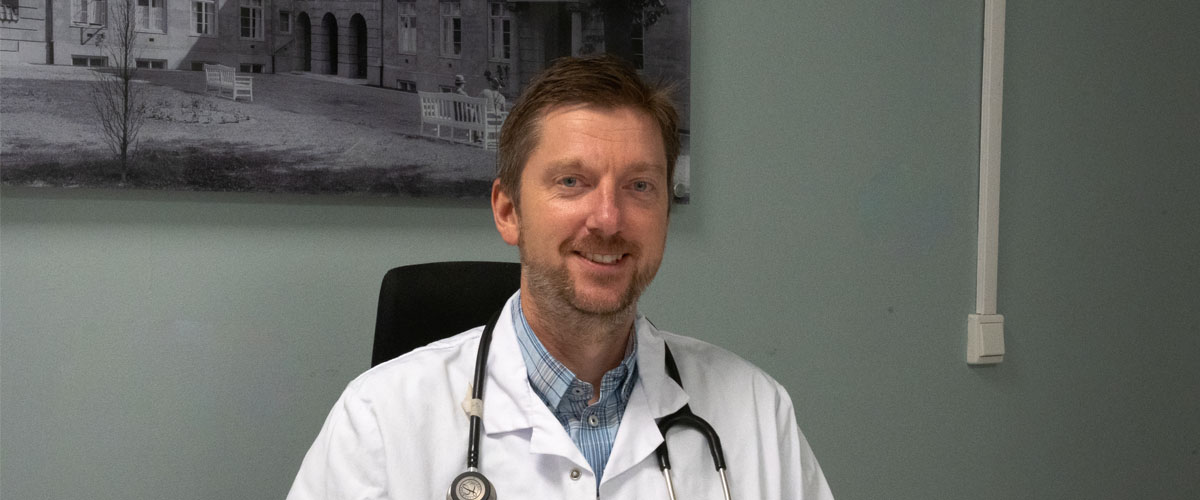 Øystein Fossdal, geriater i Aleris 