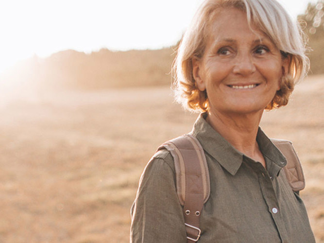 kvinnelig pasient føflekkreft.