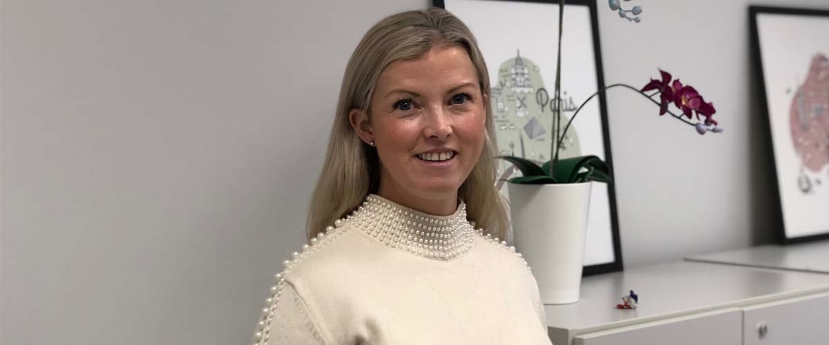 Therese får kreftbehandling ved Aleris. 