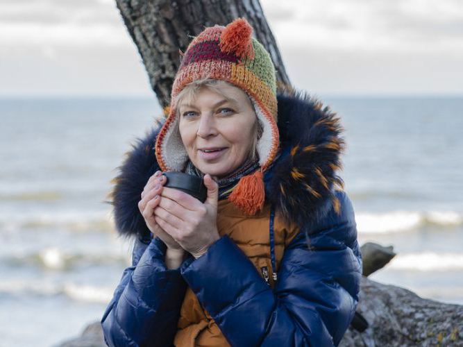 Fornøyd pasient etter øyeoperasjon