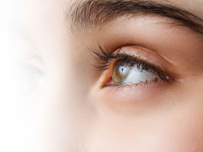 Sideprofil av øye, optiker hos Aleris