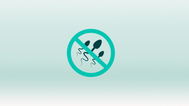 Ikon av sædceller ingen adgang