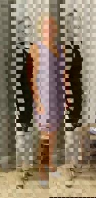 Marthe etter slankeoperasjon.