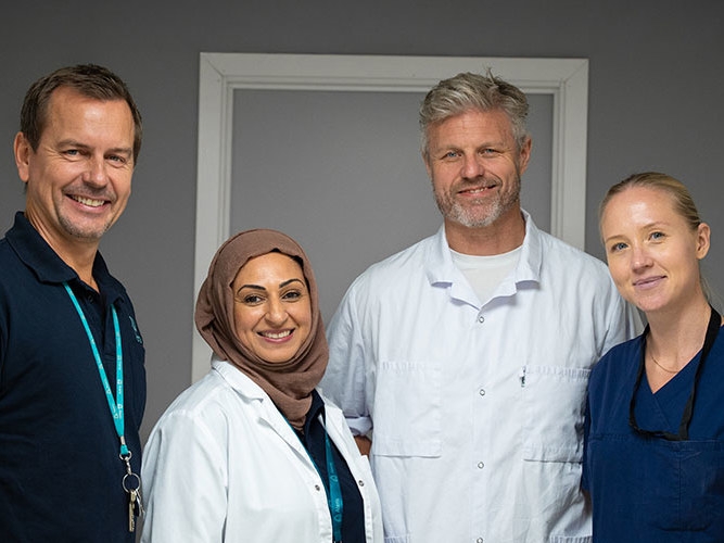 medarbeidere Aleris Drammen.